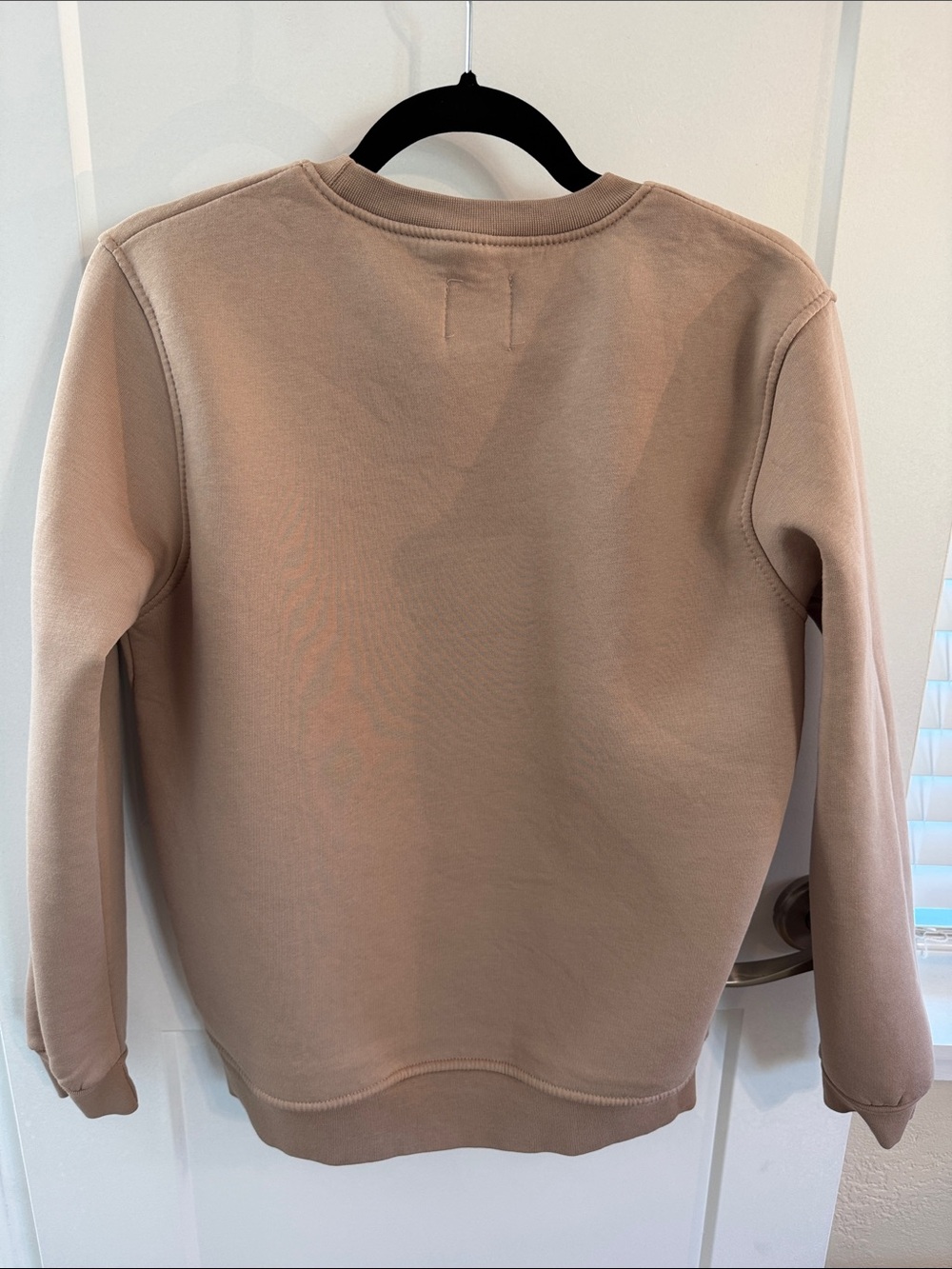 Beige Sweatshirt with Rhinestone Monaco Patch Size Small Made in France Bling F1 - Picture 6 of 7